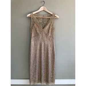 Gold formal dress